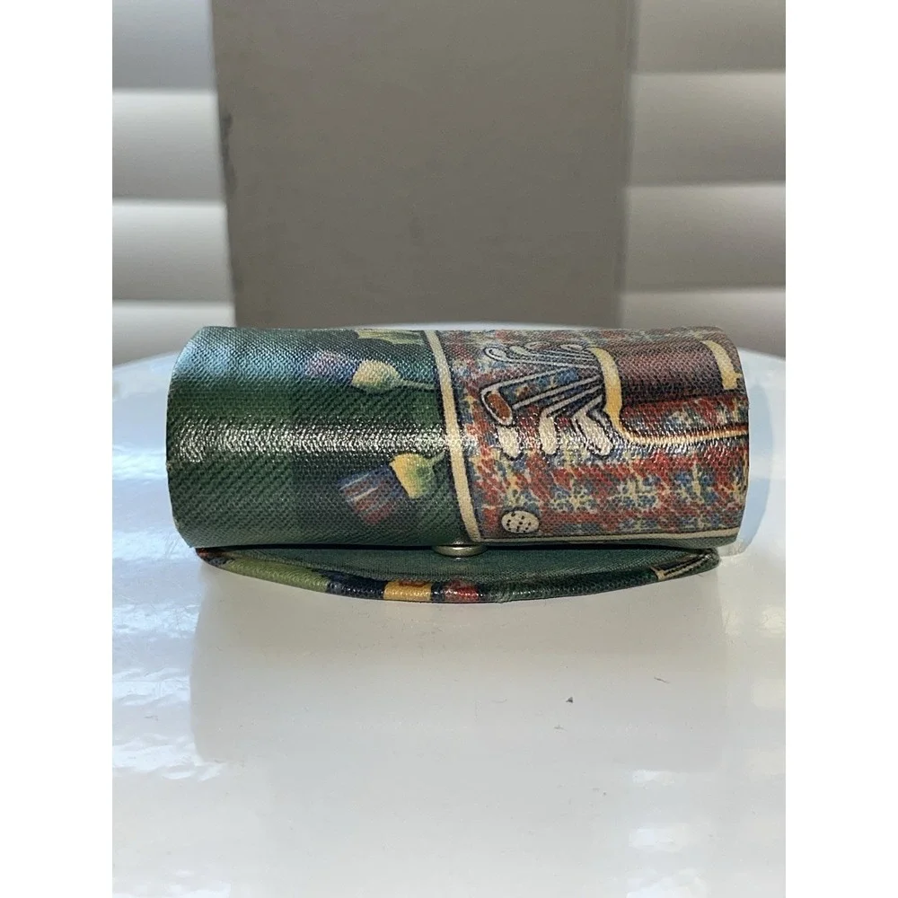 Vintage Golf‎ Design Lipstick Case With Mirror Golf Club Rare